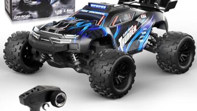 BAZADER Coche Teledirigido Coche RC - 1:18 Coches De Control Remoto 40km/H 2.4ghz 4wd Todoterreno Off-Road Drift Truck- Remote Control Car con Baterías Recargables