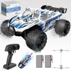 DEERC 1:14 Coche de Control Remoto, Camión Todoterreno RC de Alta Velocidad de 40 km/h, Coches Todoterreno RC 4WD, Juguetes de Camiones Monstruo rápidos y Extremos, Regalos para niños y Adultos